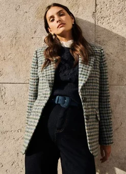 Blazer Court En Laine Amande Vodivia Sud Express
