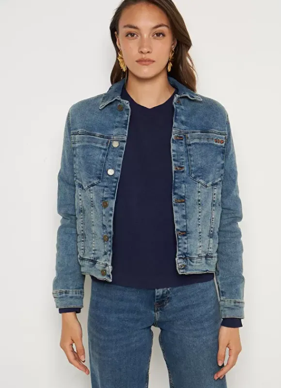 Blouson En Jean Medium Stone Voko Sud Express