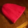 Bonnet 100% Cachemire Framboise Bibou Sud Express