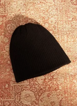 Bonnet 100% Cachemire Noir Bibou Sud Express