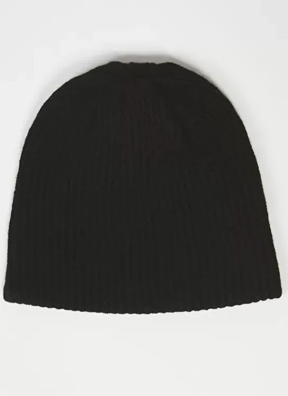 Bonnet 100% Cachemire Noir Bibou Sud Express