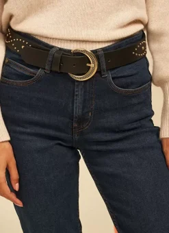 Ceinture En Cuir Noir Calispera Sud Express