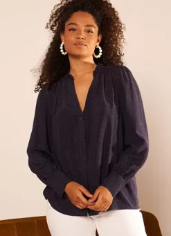 Chemise A Col Tunisien Marine Cariba Sud Express