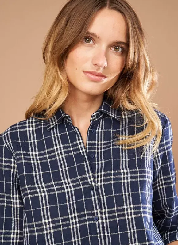Chemise A Manches Longues Marine Casali Sud Express