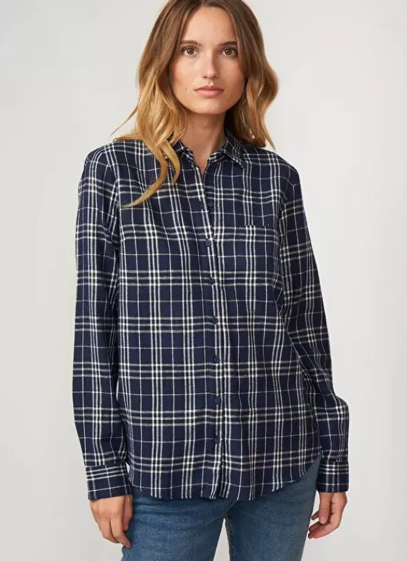 Chemise A Manches Longues Marine Casali Sud Express