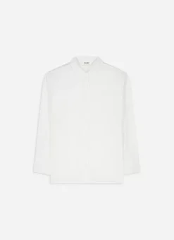 Chemise Ample En Popeline De Coton Blanc Cascade Sud Express