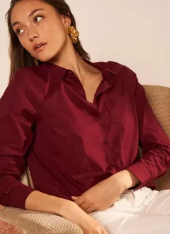 Chemise Classique Bordeaux Cortaline Sud Express