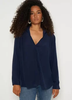 Chemise En Soie Bleu Tibla Sud Express