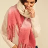 Echarpe Effet Tie And Dye Framboise Edona Sud Express