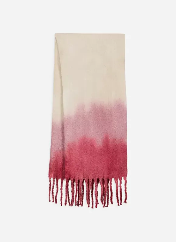 Echarpe Effet Tie And Dye Framboise Edona Sud Express