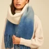 Echarpe Effet Tie And Dye Bleu Edona Sud Express