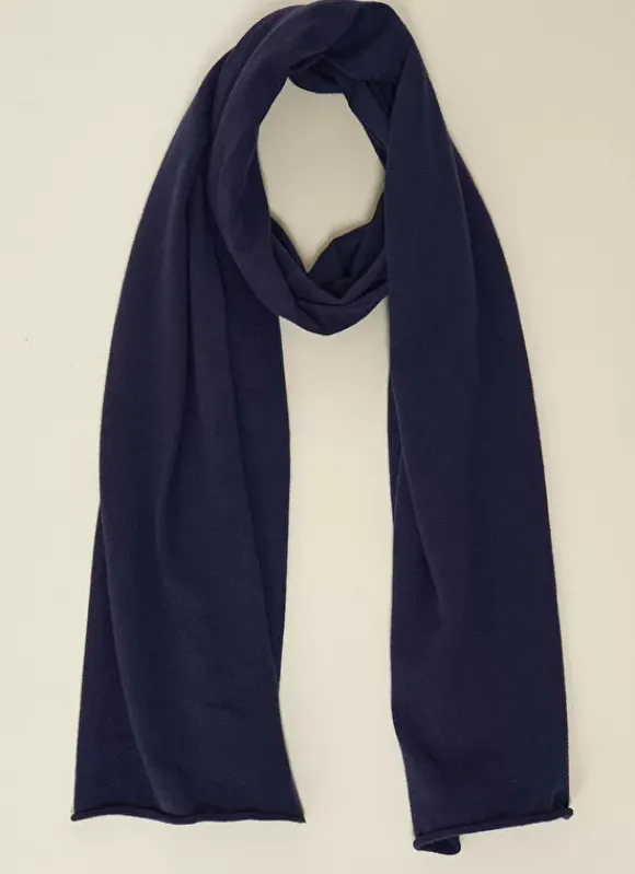 Echarpe En Maille Douce Marine Eleonore Sud Express