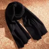 Echarpe En Maille Douce Noir Eleonore Sud Express