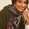 Foulard Imprime Framboise Eliez Sud Express