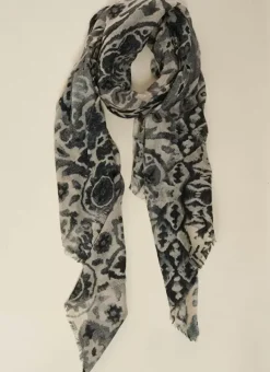 Foulard Imprime Indigo Eily Sud Express