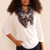Foulard Imprime Marine Edel Sud Express