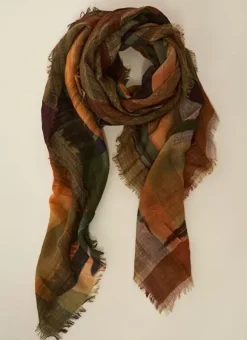 Foulard Imprime Ocre Elio Sud Express