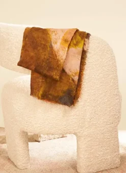 Foulard Imprime Ocre Elioth Sud Express