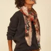 Foulard Imprime Orange Elouane Sud Express