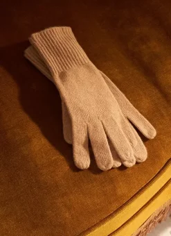 Gants Pur Cachemire Camel Gio Sud Express