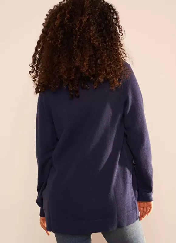 Gilet Ouvert Mi-Long Marine Gladia Sud Express