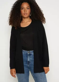 Gilet Ouvert Mi-Long Noir Gladia Sud Express