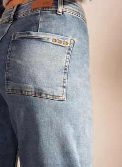 Jean A La Coupe Flare Medium Stone Clara Sud Express
