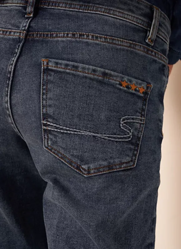Jean Boyfriend A Cinq Poches Medium Stone Ben Sud Express