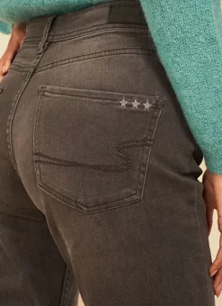 Jean Boyfriend A Cinq Poches Grey Stone Ben Sud Express