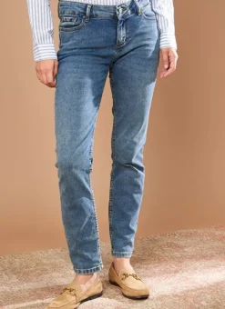 Jean Slim Cinq Poches Medium Dark Sto Stella Sud Express