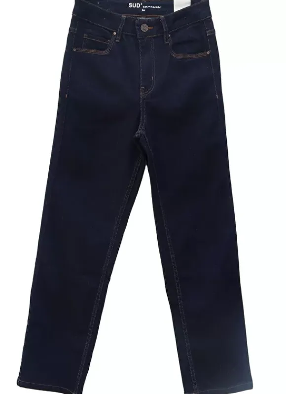 Jean Taille Haute Cinq Poches Brut Debby Sud Express