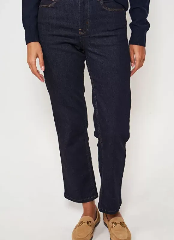 Jean Taille Haute Cinq Poches Brut Debby Sud Express