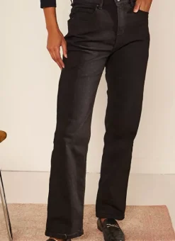 Jean Taille Haute Cinq Poches Black Stone Debby Sud Express