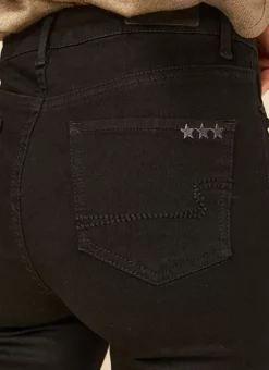 Jegging A Taille Medium Noir Jenny Sud Express