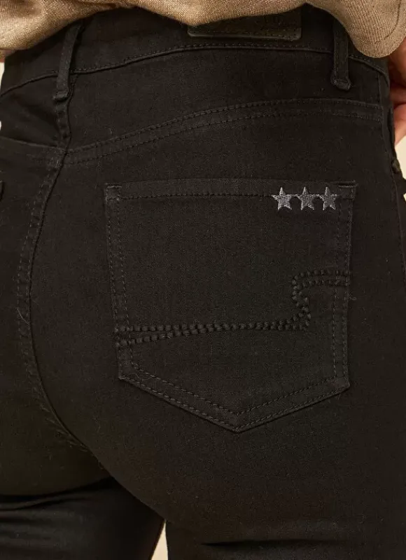 Jegging A Taille Medium Noir Jenny Sud Express