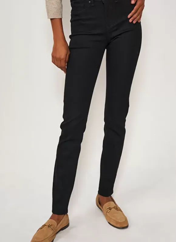 Jegging A Taille Medium Noir Jenny Sud Express