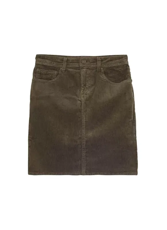 Jupe Courte En Velours Kaki Joshuali Sud Express