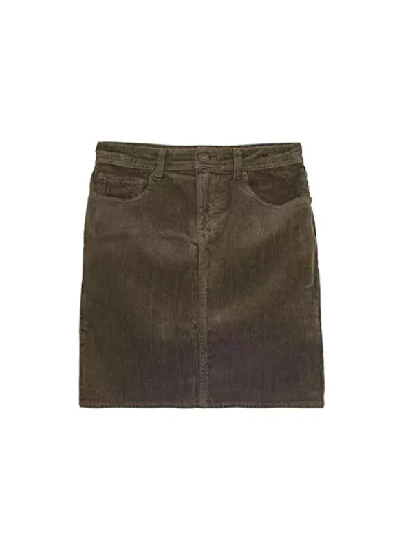 Jupe Courte En Velours Kaki Joshuali Sud Express