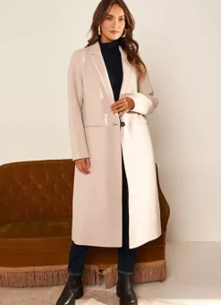 Manteau En Laine Craie Metoile Sud Express