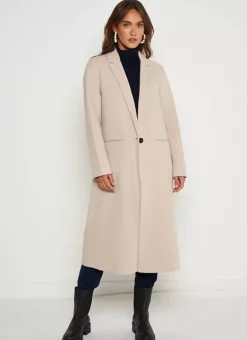 Manteau En Laine Craie Metoile Sud Express