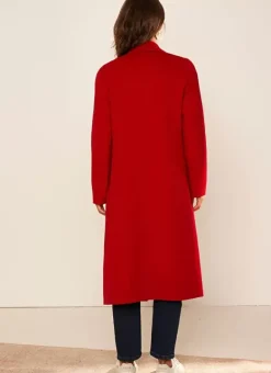 Manteau En Laine Framboise Metoile Sud Express