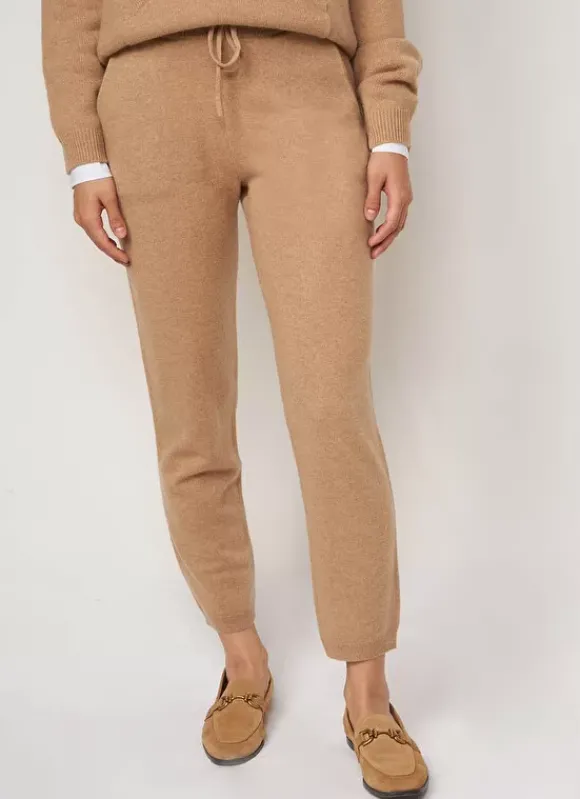Pantalon 100% Cachemire Camel Perlou Sud Express