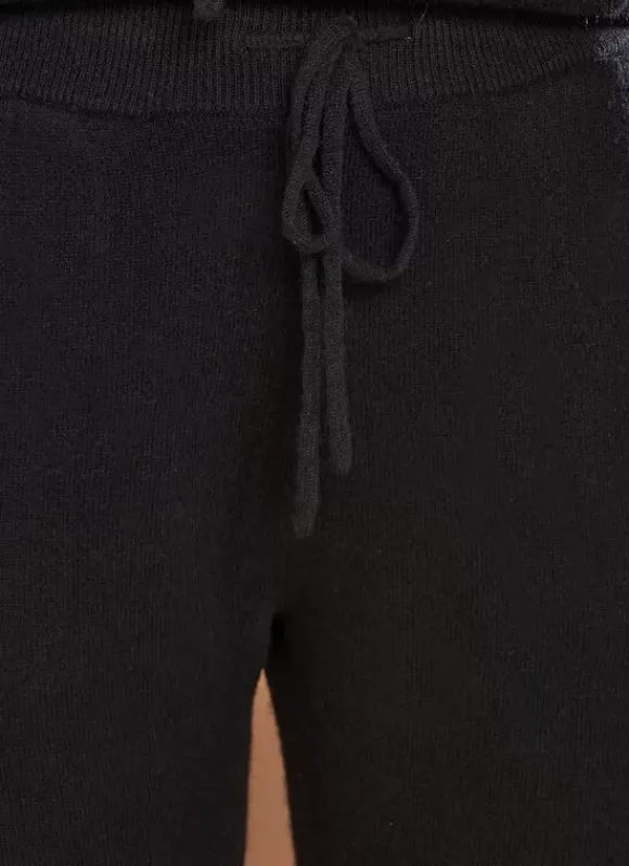 Pantalon 100% Cachemire Noir Perlou Sud Express