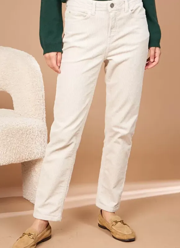 Pantalon Boyfriend Velours Pierre Pavlina Sud Express