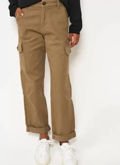 Pantalon Cargo Taille Haute Kaki Pargo Sud Express