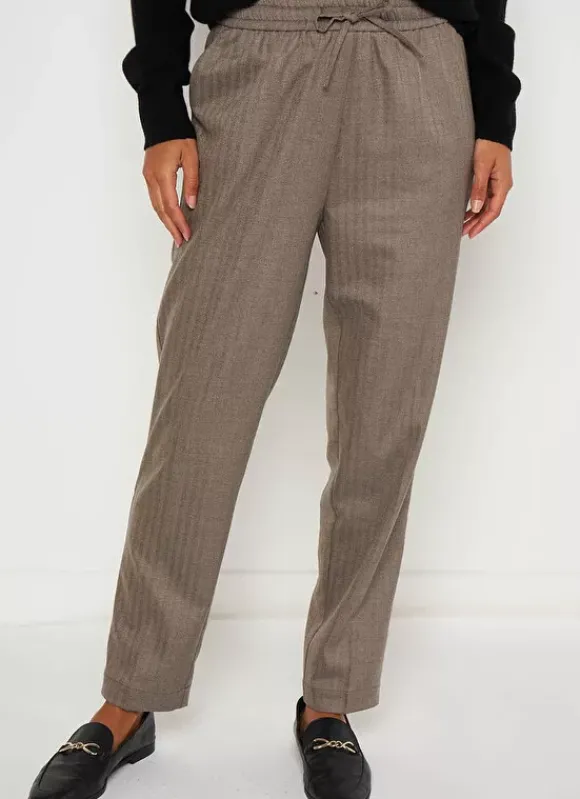 Pantalon Coupe Jogging Beige Chine Parina Sud Express