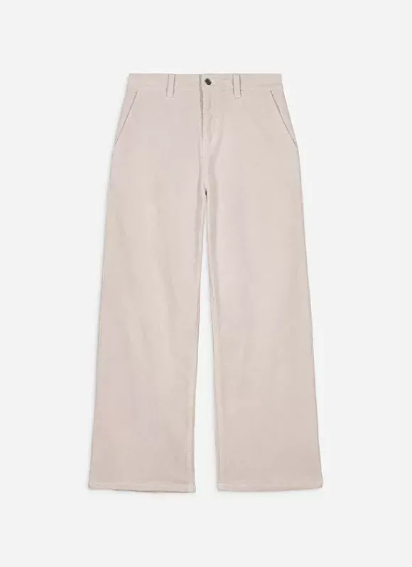 Pantalon Droit Taille Haute En Velours Cotele Pierre Passyla Sud Express