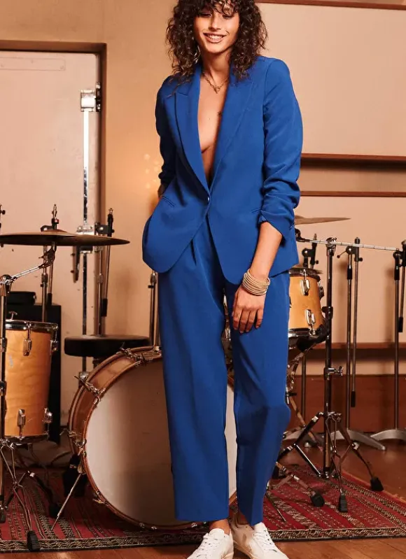 Pantalon Tailleur Taille Haute Neon Pasalta Sud Express
