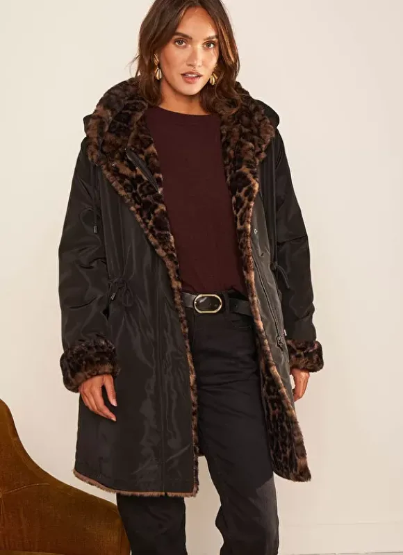 Parka Bi Matiere Reversible Noir Madison Sud Express