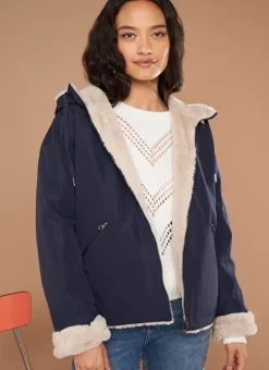Parka Courte Reversible Marine Vabaria Sud Express